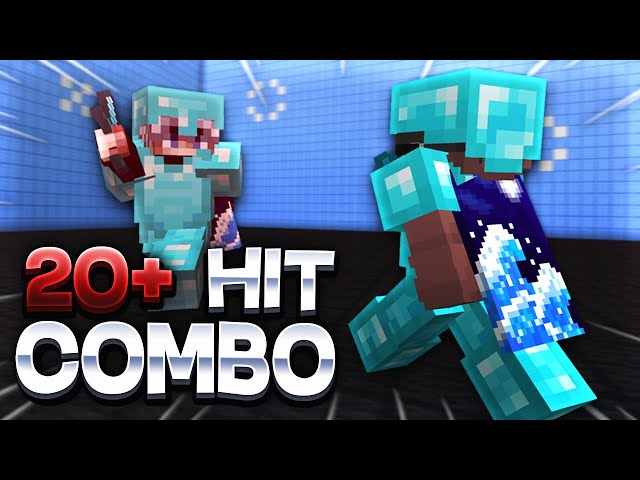 HOW TO COMBO LOCK! Get 20+ Hit Combos! (Minecraft PvP Tutorial)