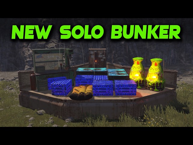 *NEW* SOLO BUNKER In Rust | Rust Building Tutorial