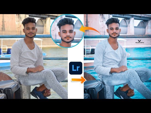 Lightroom White And Blue Effect Photo Editing PicsArt photo edit #Rajaneditz #Lightroomphotoediting