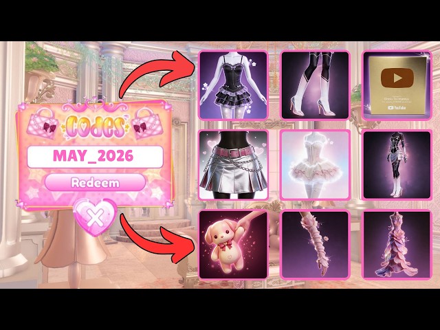 *NEW CODES* ALL WORKING CODES FOR DRESS TO IMPRESS MAY 2026!
