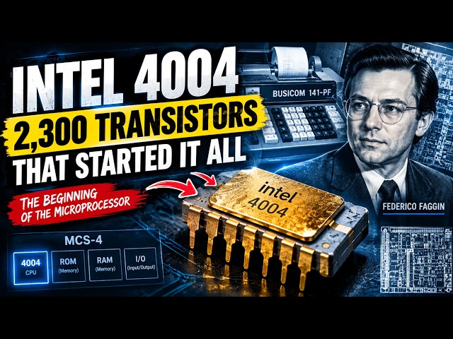 Intel 4004: The 2,300-Transistor Chip That Started It All