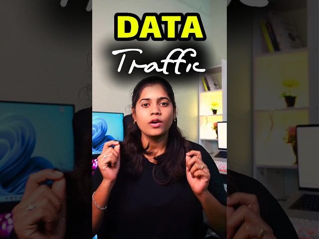 What is Data Traffic on the Internet? 🌐 Explained with a Simple Example #shorts #techshorts