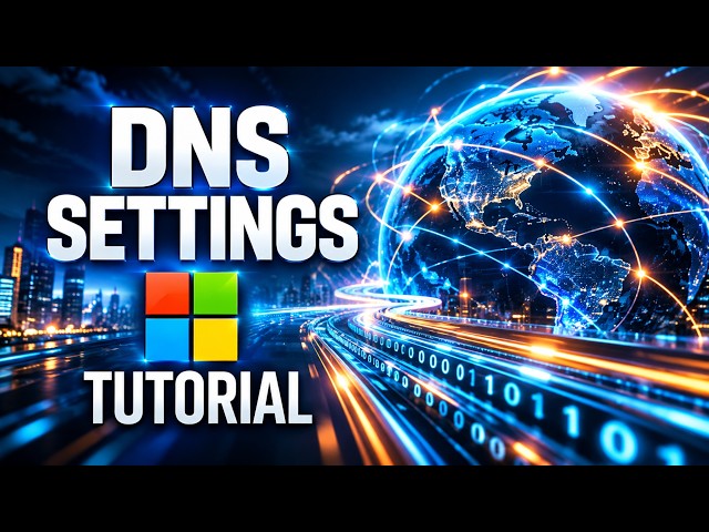 How to Change WINDOWS DNS SERVER for Faster Internet!