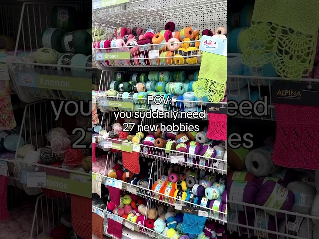 I finally filmed a tour of my favourite craft store! Out now!