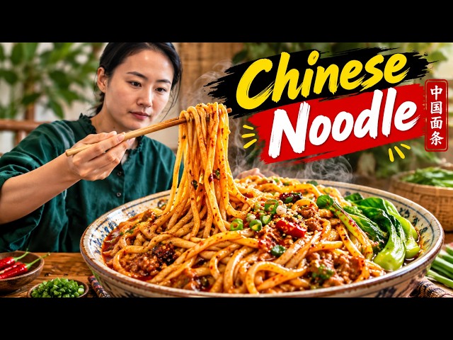 Traditional Chinese Spicy Noodles | Delicious Homemade Chinese Noodle Recipe