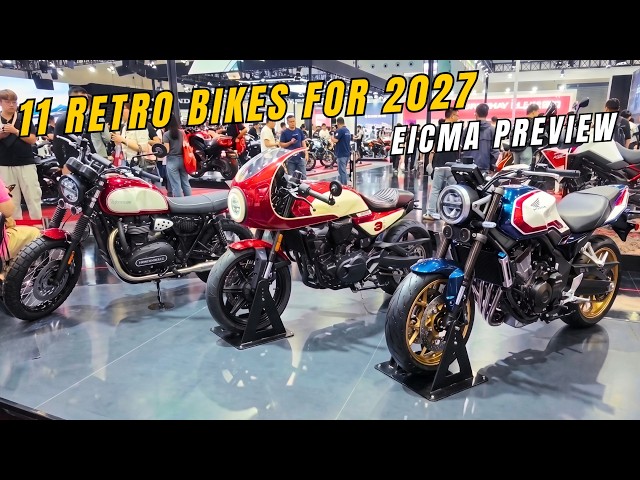 11 New Classic & Retro Motorcycles to Expect at EICMA 2026!