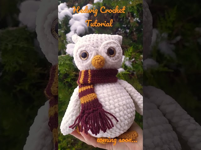 Hedwig from Harry Potter crochet tutorial preview