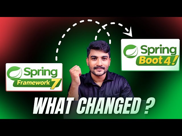 Spring Boot 4 Explained 🚀 | What Changed in Framework 7?