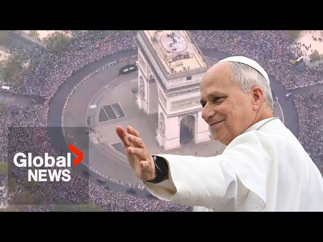 “A moment of profound joy”: Pope Leo draws massive crowd for open-air mass in Paris