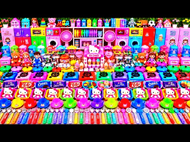 9:33 Mini Kitchen Set Collection for Kids Playing | Unboxing Kids Food Super Kitchen Toys Disney Set