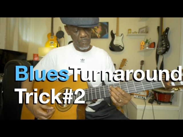 Blues Turnaround guitar trick #2