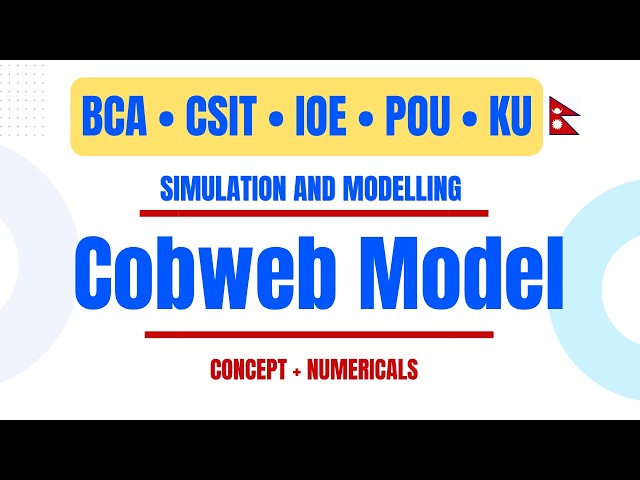 Cobweb Model in Simulation & Modeling | Concept + Numerical Problems | BCA, CSIT, IOE