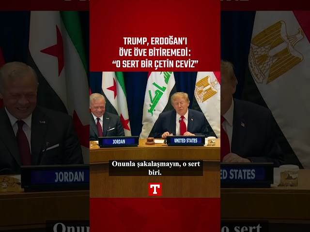 Trump Can't Stop Praising President Erdoğan: "He's a Tough Cookie" #Shorts