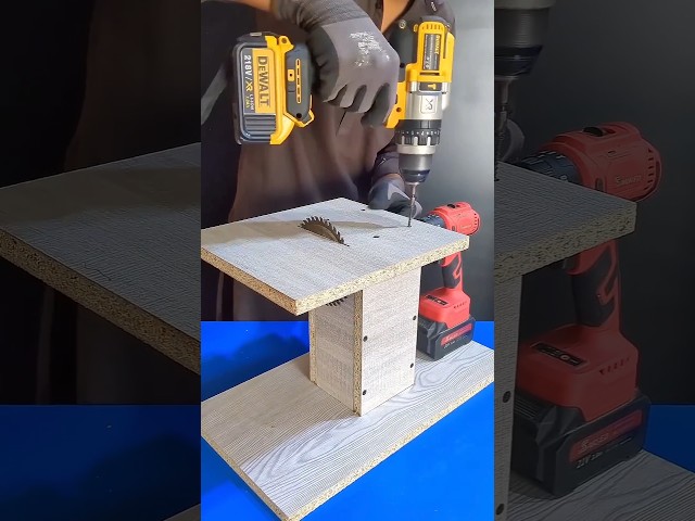 ​Amazing Woodworking Jigs: Electric Drill to Chainsaw Conversion 🪵