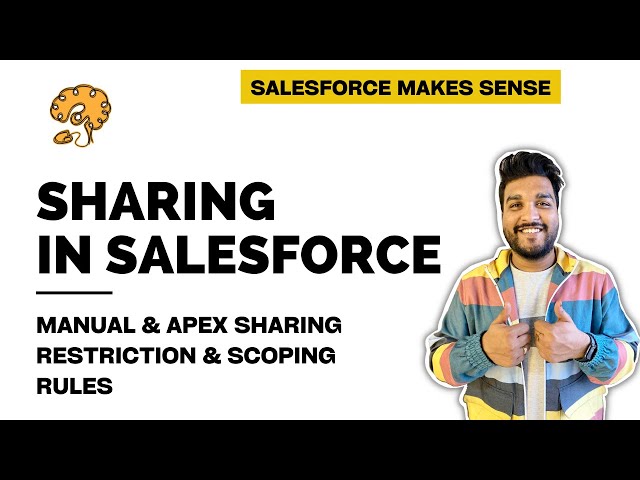 Manual & Apex Sharing  | Sharing Settings - Part 3 | Zero to Hero | EXPLAINED