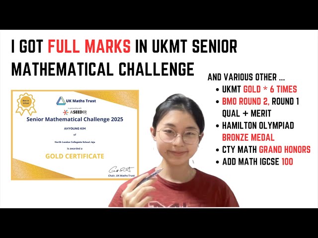 Unlocking the Secrets of UKMT: How I Scored Full Marks!