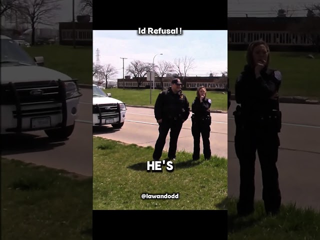 Cop DEMANDS My ID - I Refuse! First Amendment Audit #shorts
