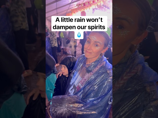 A Little Rain Won’t Stop Us 🌧️😂 | Festival Camping