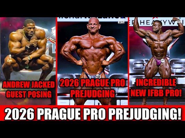 2026 Prague Pro Prejudging: Will Krizo Win? + Andrew Jacked Guest Posing + Impressive New IFBB Pro