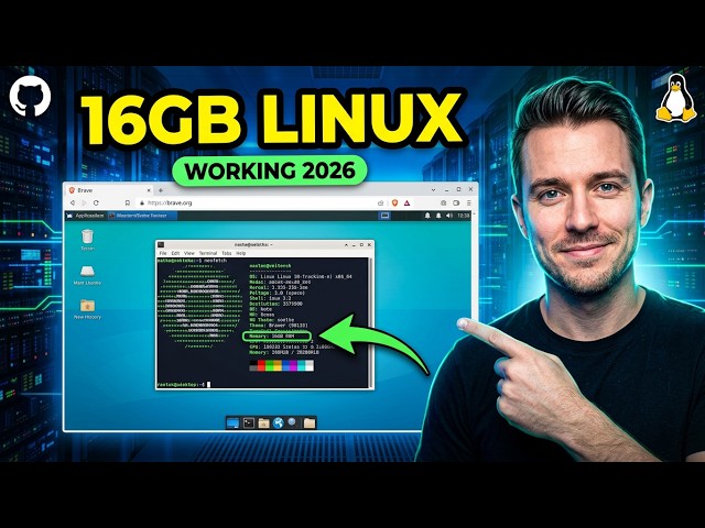 Turn GitHub Codespaces into a 16GB Linux Desktop!