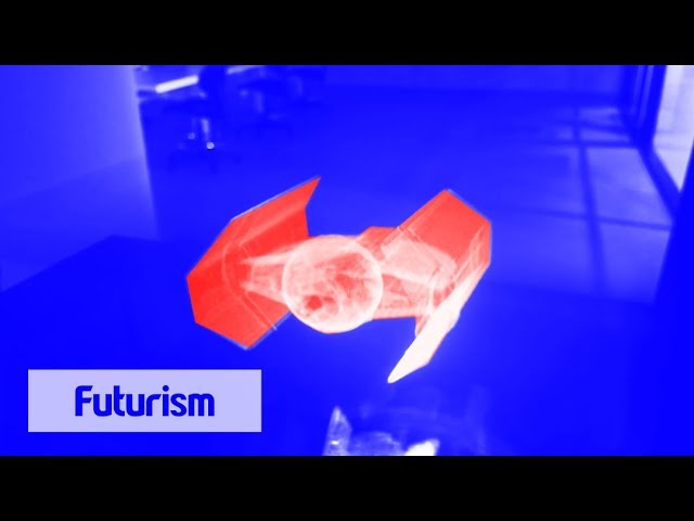 Spinning Rods Create Stunning Holograms