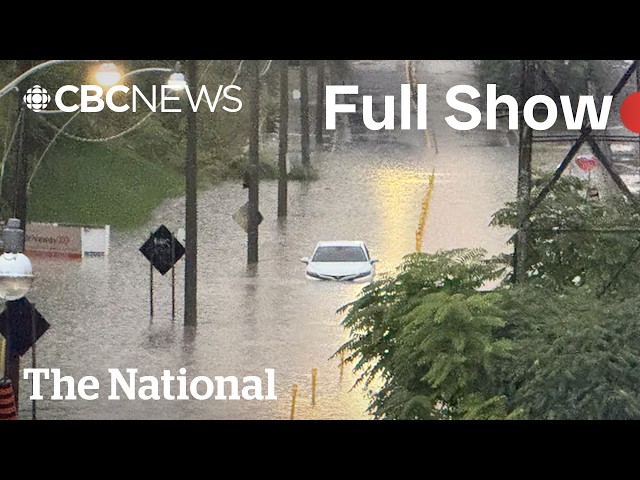 CBC News: The National | Toronto cleans up after 100-year storm