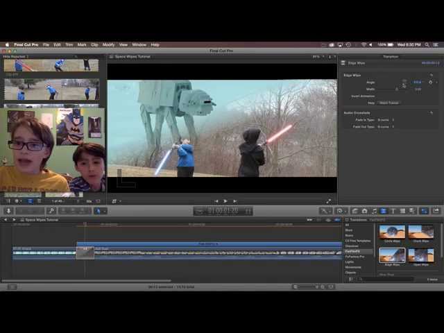 FREE Space Wipes for FCP X, Premire Pro, AE and Motion Tutorial