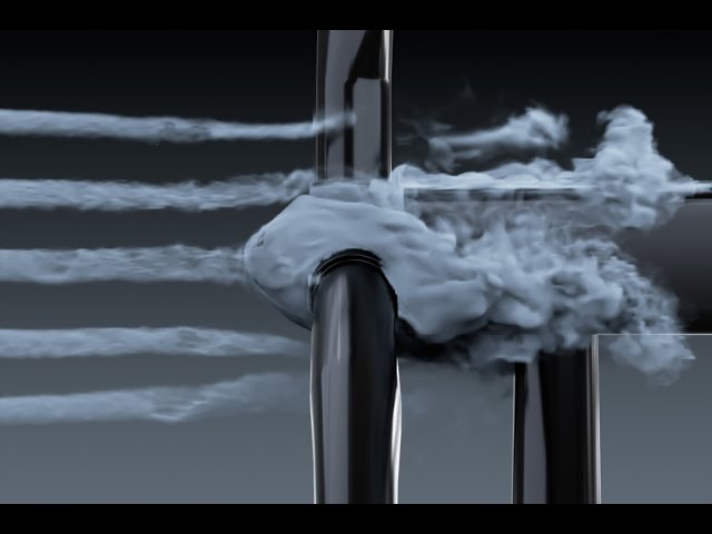 Pyro fan smoke collision in cinema4d#cinema4d