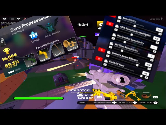 Best Controller Settings For Roblox Rivals