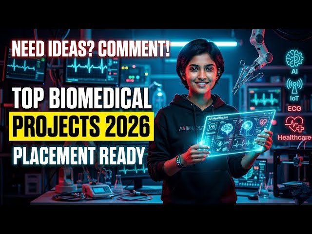 Top Biomedical Engineering Projects 2026 | AI + IoT Projects for Placements 🔥#project#bme#ece#stem