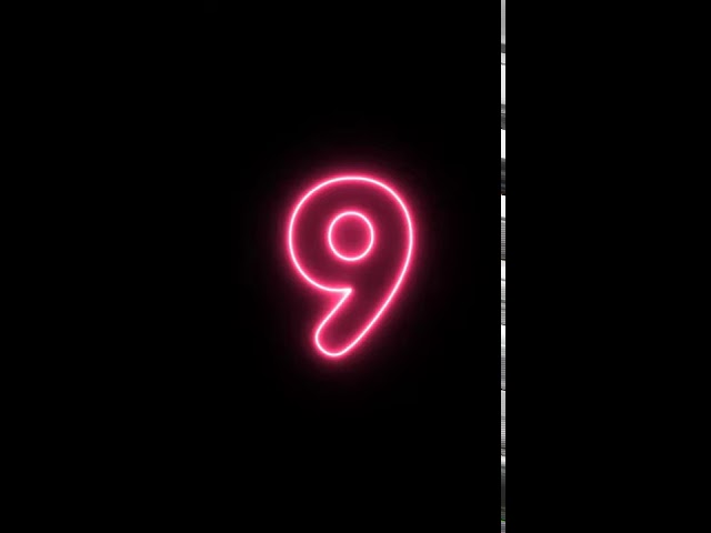 Counting Down From Ten to Zero