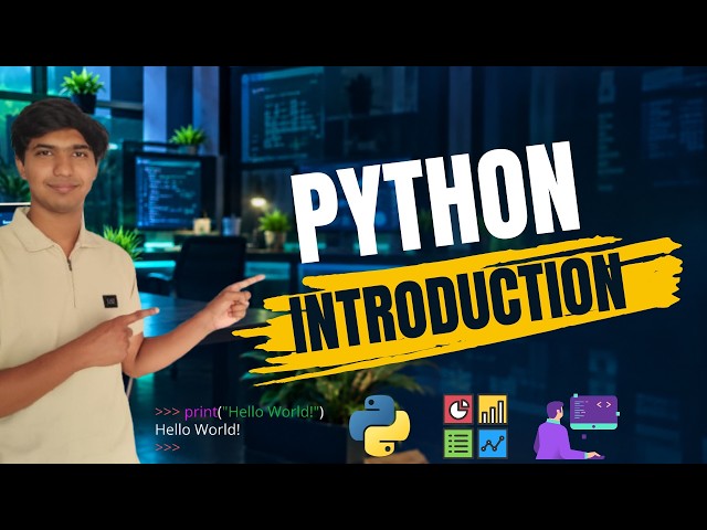Python Introduction for Beginners | Learn Python from Scratch | Python Tutorial #1