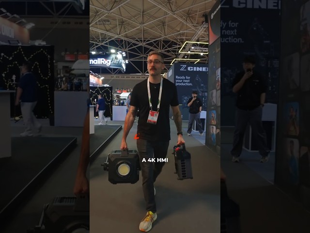 This MASSIVE light only needs 2 hands! 🙌 #ibc2026