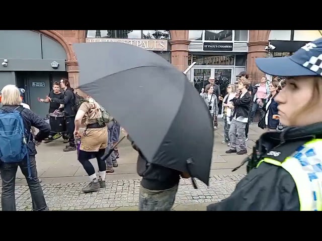 Sheffield Goes Crazy - Lefty loons and patriots clash in the streets