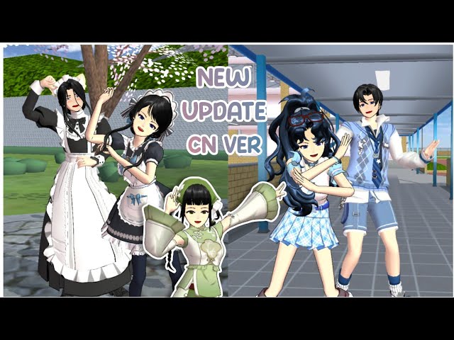 New UPDATE! New Maid Costumes for Girl and Boy 😳 Sakura School Simulator Chinese Version ✨