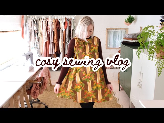 This pattern got me out of a sewing slump | COZY SEWING VLOG