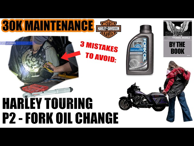 How to Change FORK OIL HARLEY TOURING - Electra Glide, Road Glide/King, Street Glide