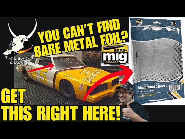 Can't Find Bare Metal Foil? Try THIS! And How To Use It On Model Cars Ep.505