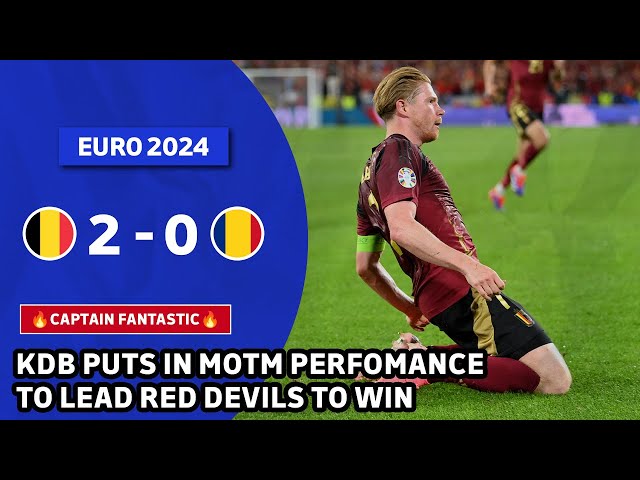 Red Devils mean BUSINESS! | 🇧🇪 BELGIUM 2-0 ROMANIA 🇷🇴