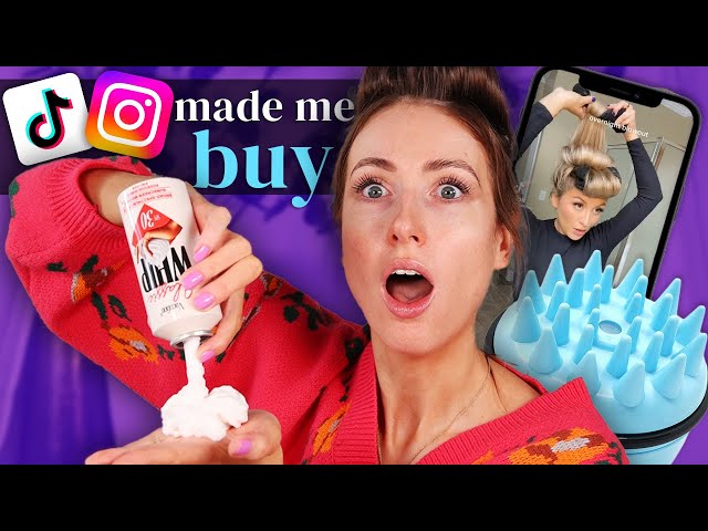 I Bought Every HYPED BEAUTY PRODUCT that TIK TOK & INSTAGRAM MADE ME BUY