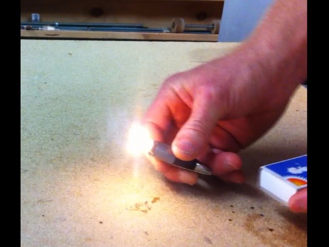 Matchstick launcher *smoke trail*