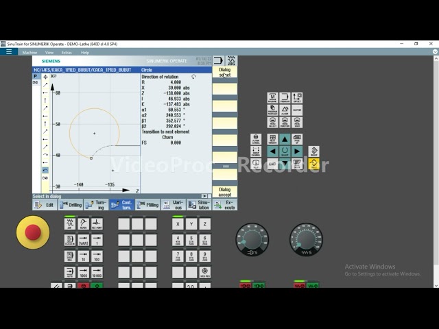 Tutorial CNC Turning Menggunakan Shopturn | SINUMERIK SinuTrain