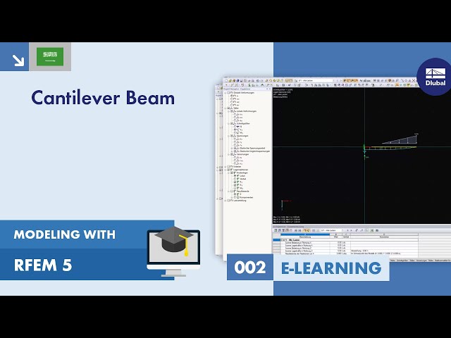 Modeling with RFEM 5 | 002 Cantilever Beam