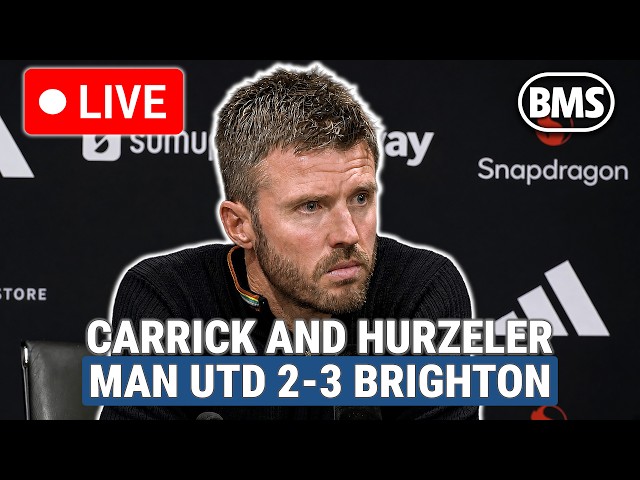 🔴 LIVE | Michael Carrick and Fabian Hurzeler | Man Utd 2-3 Brighton | Carabao Cup