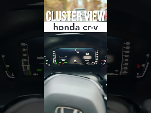 Change Instrument Cluster Design on 2026 Honda CR-V #crvexl  #honda  #hondacrv2026  #crvhybrid