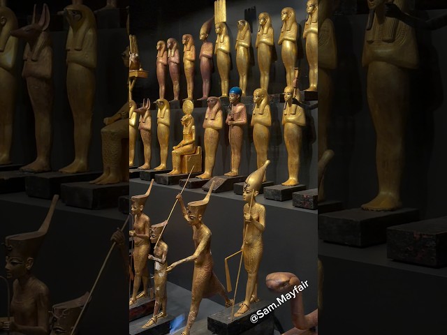 The 413 Shabti or Ushabti of Tutankhamun at the Grand Egyptian Museum