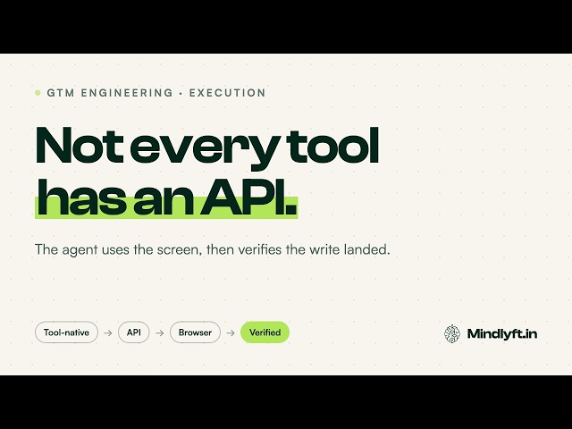 Not Every Tool Has an API. Here's How an AI Agent Updates It Anyway.