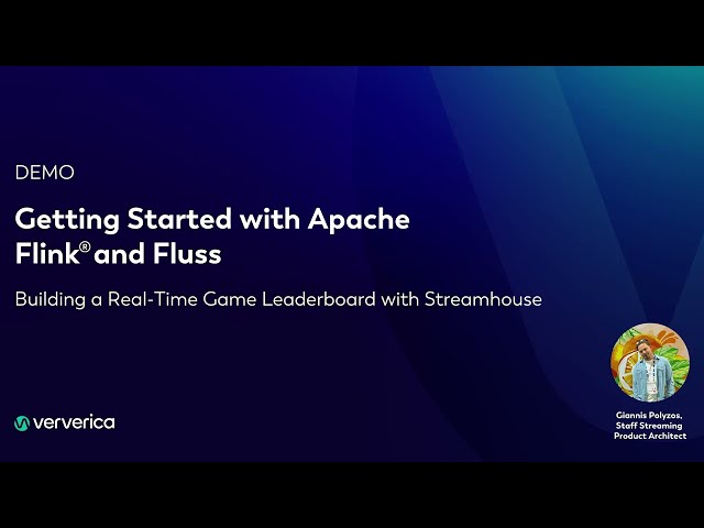 Getting Started with Apache Flink and Fluss: Building a Real-Time Game Leaderboard with Streamhouse