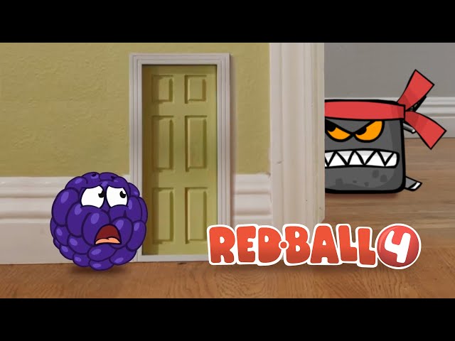 Red Ball 4 Animation | Red Ball In Real Life With Car Crushing Ep 8