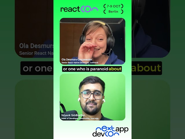 “Let’s Force Everyone to Be Secure!” | Ola Desmurs-Linczewska | reactCon #shorts